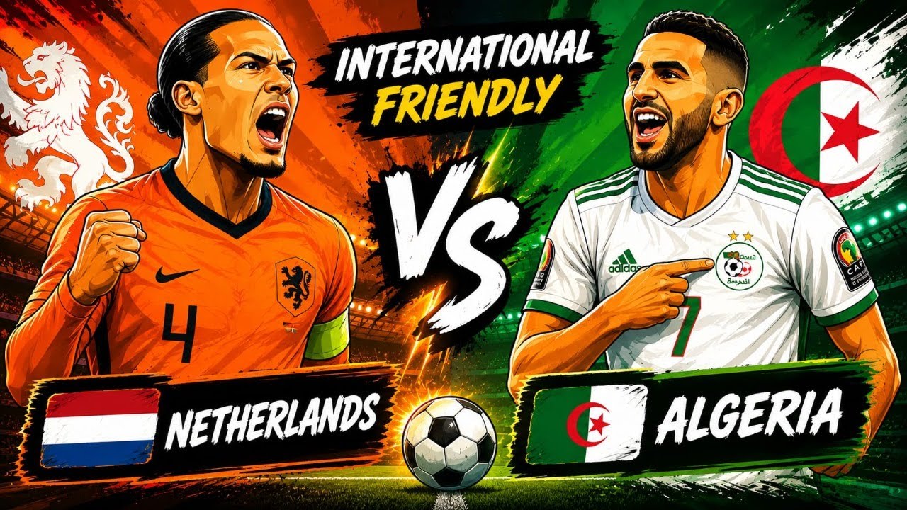 Ensaio geral no De Kuip: Países Baixos testam solidez defensiva da Argélia antes do Mundial