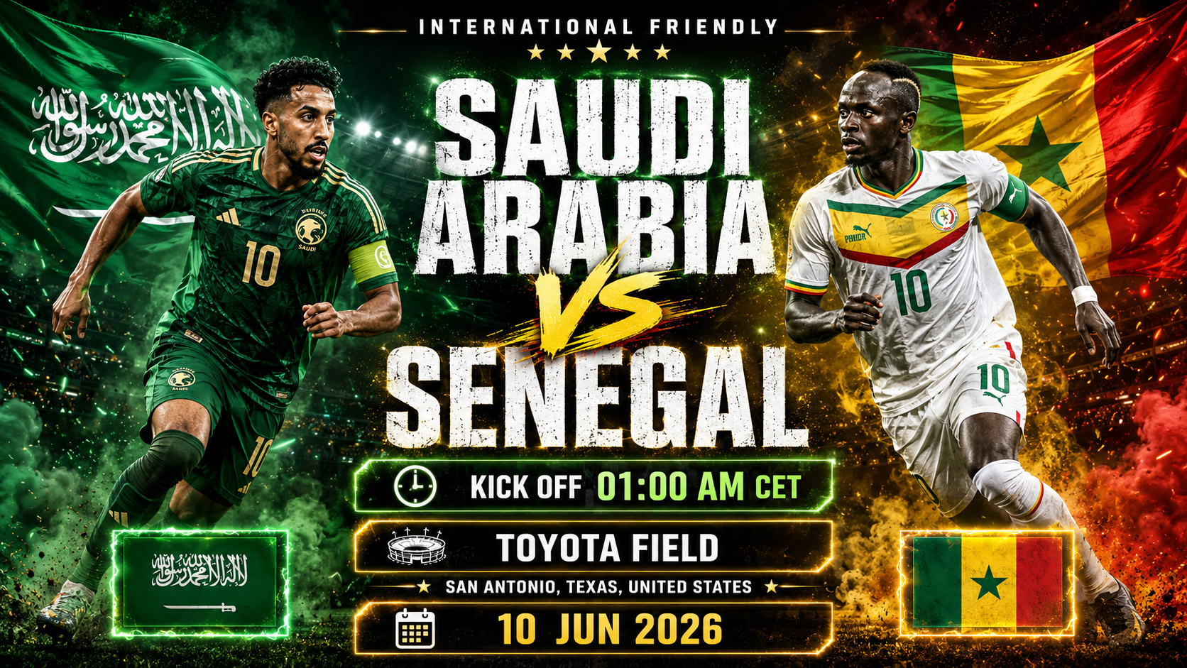 Arabie saoudite - Sénégal : L'ultime répétition générale au Texas pour tester les forces avant le Mondial